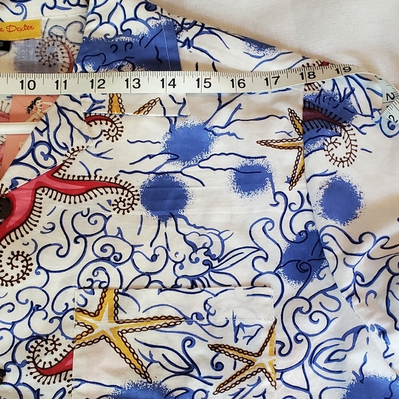 NWT Bernie Dexter Starfish Shirt size S - Picture 5 of 8
